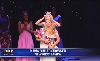 Olivia Butler, one of our patients, crowned Miss Tampa.