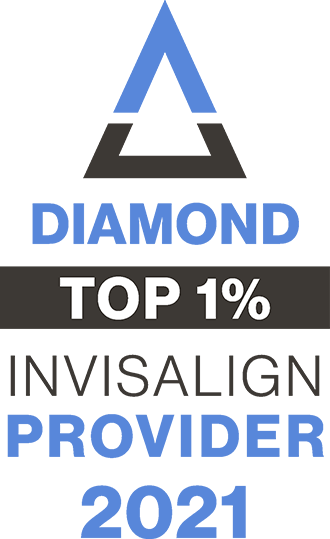 Invisalign Diamond Top 1% provider Logo.