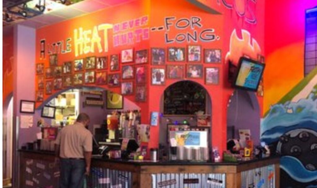 check out counter at tijuana flats in sevens oaks, wesley chapel, fl