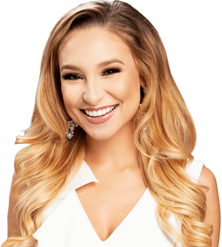Patient smiling after orthodontic treatment at Blue Wave Orthodontics